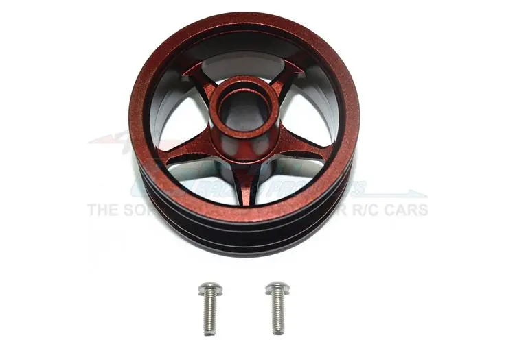 Tamiya T3-01 Dancing Rider Trike Aluminum Front Wheel (5 Poles Design) - 1Pc Set Brown 1