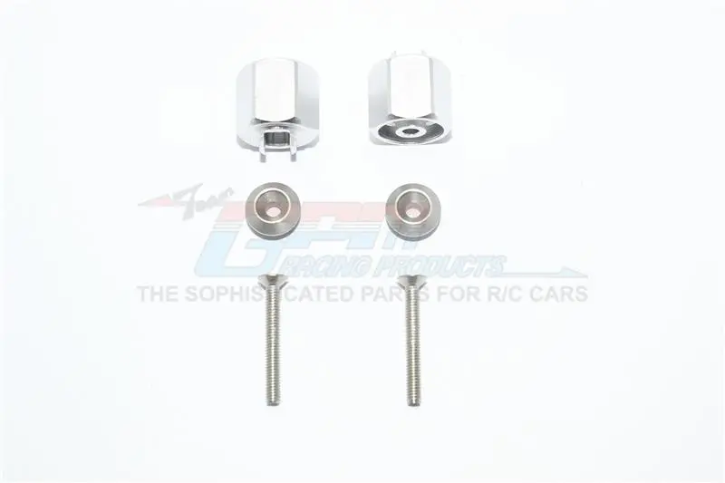 Tamiya T3-01 Dancing Rider Trike Aluminum Hex Adapter (+3Mm) - 6Pc Set Silver 1