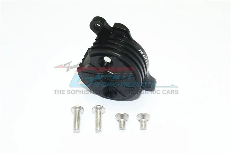 Tamiya T3-01 Dancing Rider Trike Aluminum Motor Mount With Heat Sink Fins - 1Pc Set Black 1