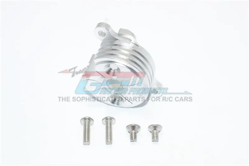 Tamiya T3-01 Dancing Rider Trike Aluminum Motor Mount With Heat Sink Fins - 1Pc Set Silver 1