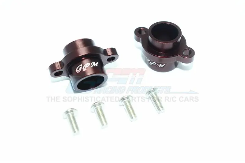 Tamiya T3-01 Dancing Rider Trike Aluminum Rear Axle Adapters - 1Pr Set Brown 1