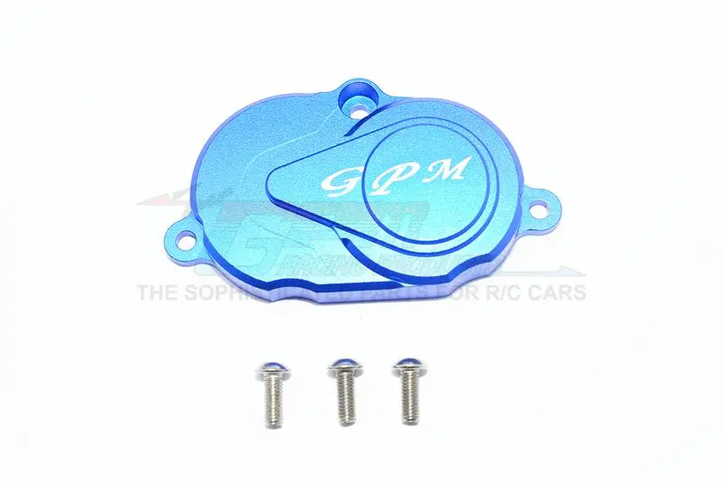 Tamiya T3-01 Dancing Rider Trike Aluminum Rear Gearbox Cover - 1Pc Set Blue 1