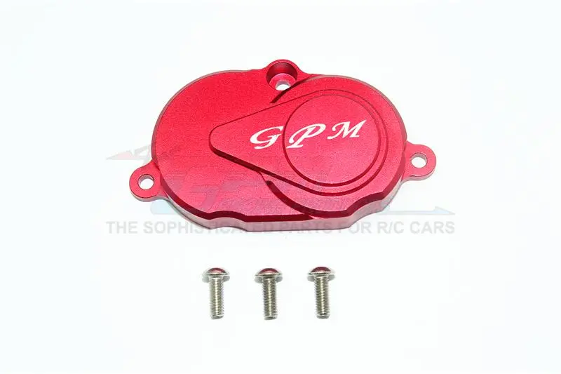 Tamiya T3-01 Dancing Rider Trike Aluminum Rear Gearbox Cover - 1Pc Set Red 1