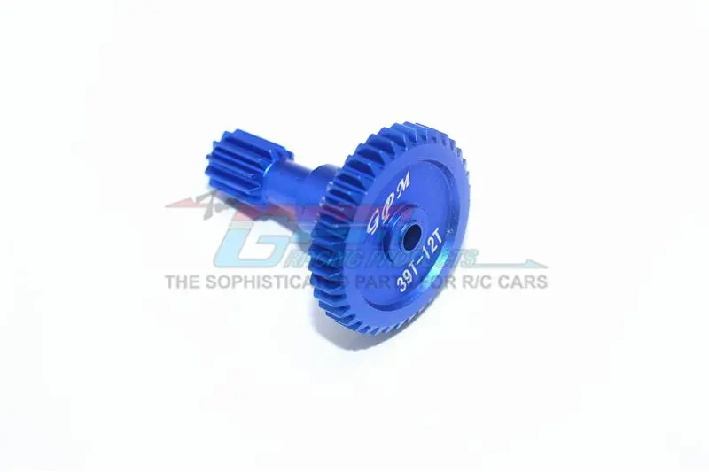Tamiya T3-01 Dancing Rider Trike Aluminum Rear Main Gear (39T-12T) - 1Pc Blue 1