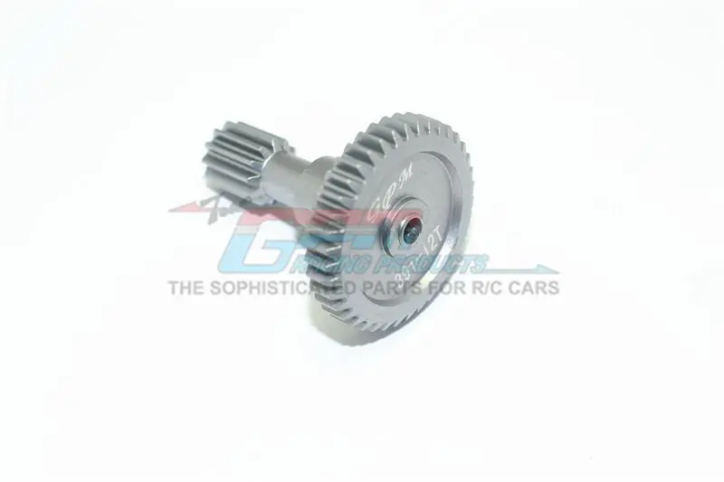 Tamiya T3-01 Dancing Rider Trike Aluminum Rear Main Gear (39T-12T) - 1Pc Gray Silver 1