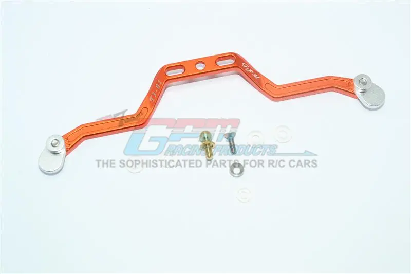 Tamiya T3-01 Dancing Rider Trike Aluminum Rear Sway Arm - 1 Set Orange 1