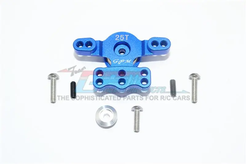 Tamiya T3-01 Dancing Rider Trike Aluminum Servo Saver - 1 Set Blue 1