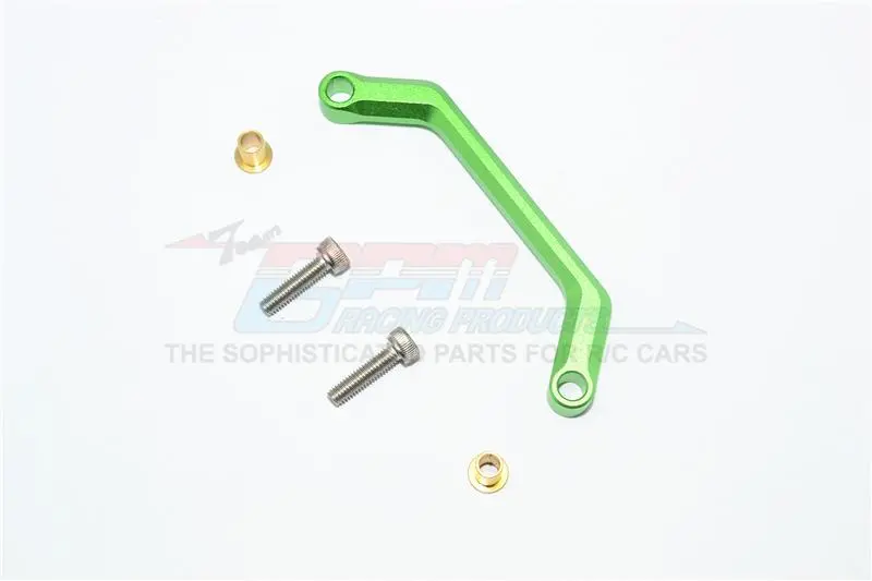 Tamiya T3-01 Dancing Rider Trike Aluminum Steering Link - 5Pc Set Green 1