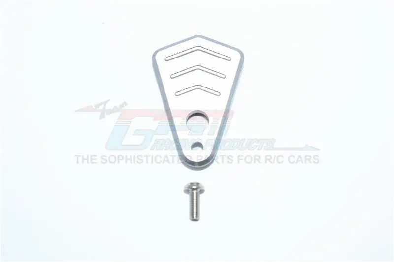 Tamiya T3-01 Dancing Rider Trike Aluminum Steering Protection Cover - 1Pc Set Gray Silver 1