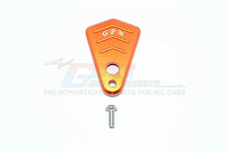Tamiya T3-01 Dancing Rider Trike Aluminum Steering Protection Cover - 1Pc Set Orange 1