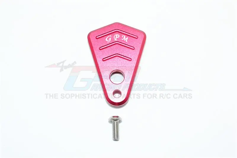 Tamiya T3-01 Dancing Rider Trike Aluminum Steering Protection Cover - 1Pc Set Red 1