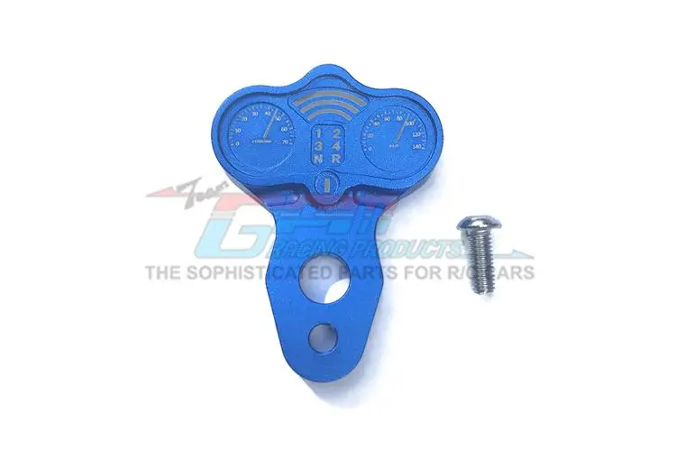 Tamiya T3-01 Dancing Rider Trike Aluminum Tree Cap Stabilizer With Speedo -2Pc Set Blue 1