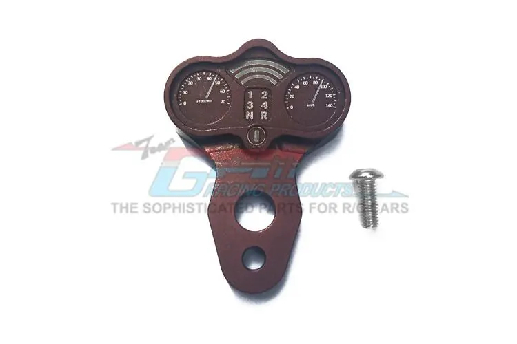 Tamiya T3-01 Dancing Rider Trike Aluminum Tree Cap Stabilizer With Speedo -2Pc Set Brown 1