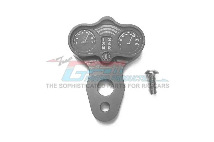 Tamiya T3-01 Dancing Rider Trike Aluminum Tree Cap Stabilizer With Speedo -2Pc Set Gray Silver 1