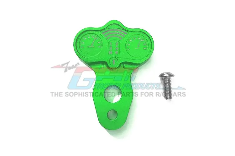 Tamiya T3-01 Dancing Rider Trike Aluminum Tree Cap Stabilizer With Speedo -2Pc Set Green 1