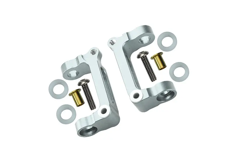 Tamiya Ta01 Aluminum Bearing C-Hub With 5X8 Bushing - 1Pr Set  Silver 1