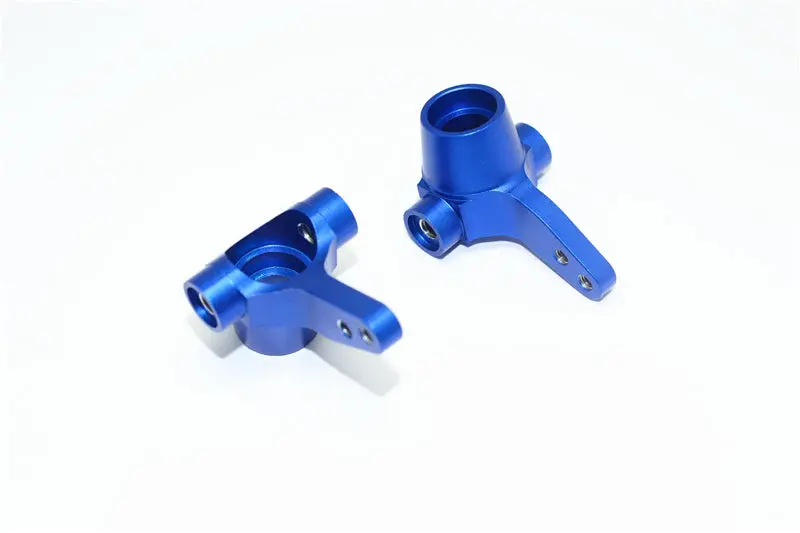 Tamiya Ta01 Aluminum Front Knuckle Arm Set - 1Pr Blue 1
