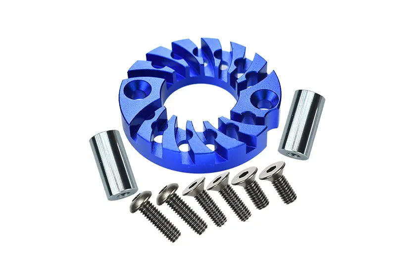 Tamiya Ta01 Aluminum Motor Mount For 16T, 21T Standard - 1Pc Set Blue 1