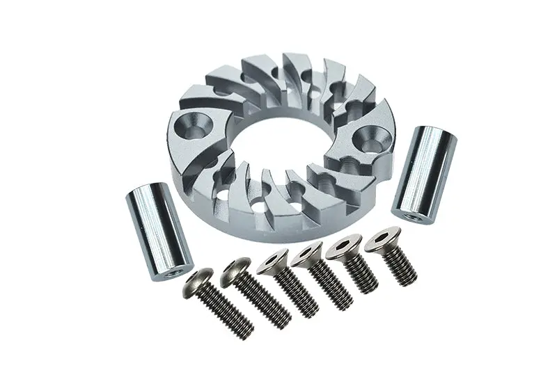 Tamiya Ta01 Aluminum Motor Mount For 16T, 21T Standard - 1Pc Set Silver 1