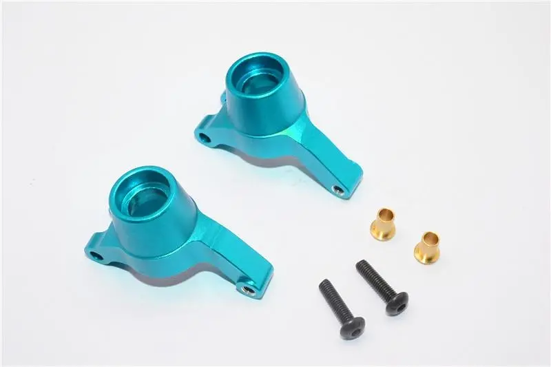 Tamiya Ta01 Aluminum Rear Knuckle Arm Set - 1Pr Sky Blue 1