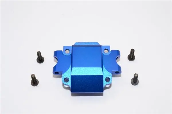 Tamiya Ta01 / Ta02 / M1025 Hummer Aluminum Front Gear Box (Bottom) Part - 1Pc Set Blue 1