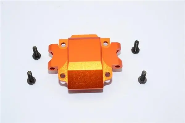 Tamiya Ta01 / Ta02 / M1025 Hummer Aluminum Front Gear Box (Bottom) Part - 1Pc Set Orange 1