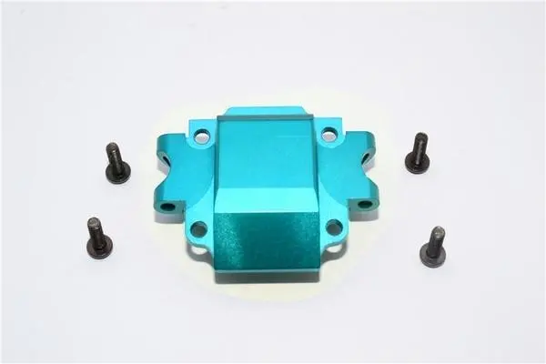 Tamiya Ta01 / Ta02 / M1025 Hummer Aluminum Front Gear Box (Bottom) Part - 1Pc Set Sky Blue 1