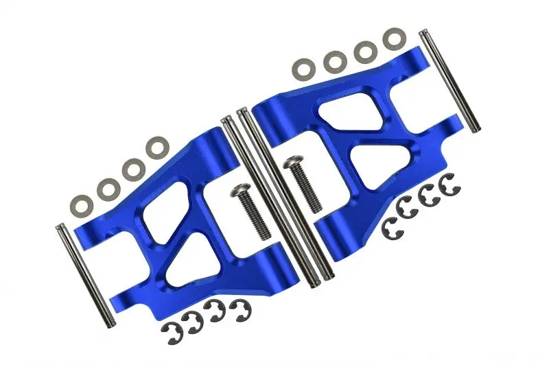 Tamiya Ta02 Aluminum Front Arm Set - 1Pr Blue 1