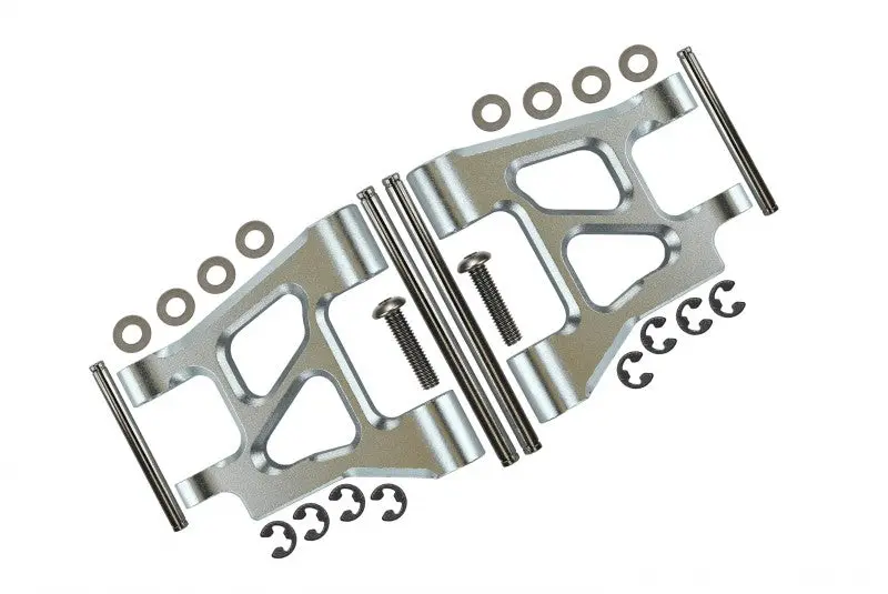 Tamiya Ta02 Aluminum Front Arm Set - 1Pr Silver 1