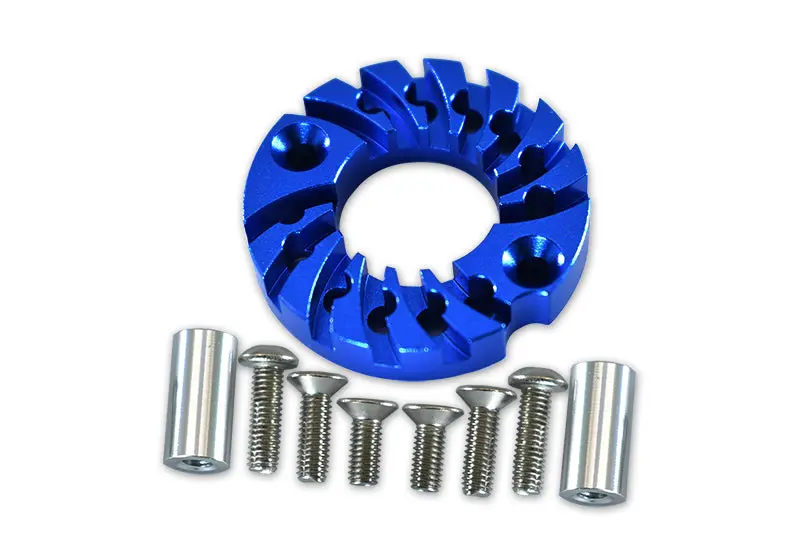 Tamiya Ta02 Aluminum Motor Mount For 16T, 21T Standard - 1Pc Blue 1