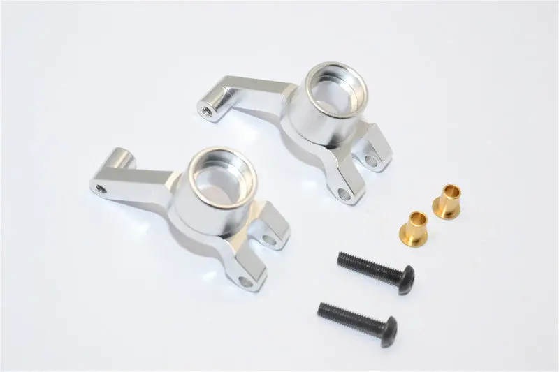 Tamiya Ta02 Aluminum Rear Knuckle Arm - 1Pr Silver 1