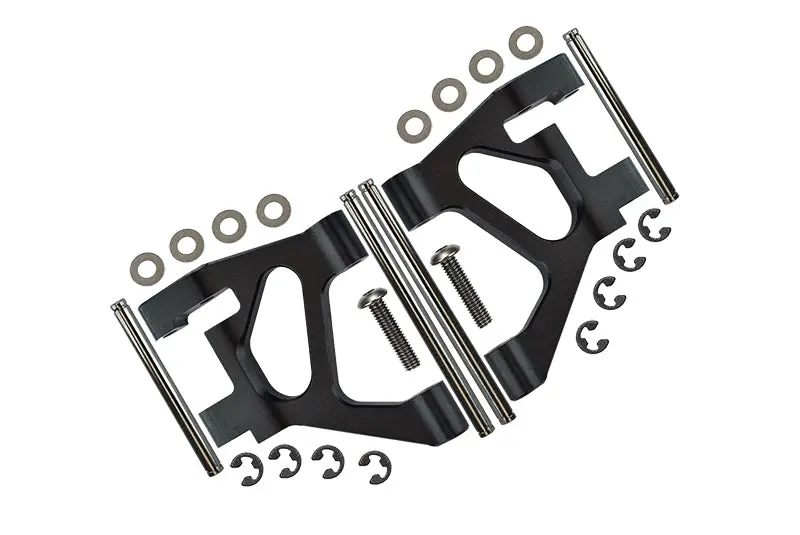 Tamiya Ta02 Aluminum Rear Lower Arm Set - 1Pr Black 1