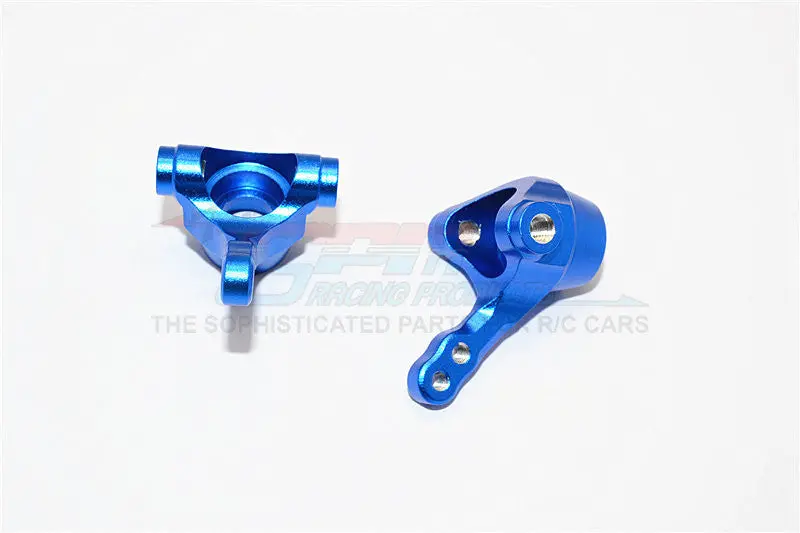 Tamiya Ta02t Aluminum Front Knuckle Arm - 1Pr Blue 1