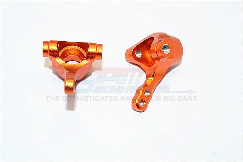 Tamiya Ta02t Aluminum Front Knuckle Arm - 1Pr Orange 1