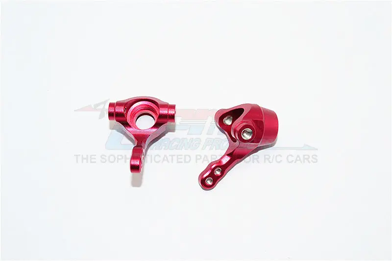 Tamiya Ta02t Aluminum Front Knuckle Arm - 1Pr Red 1