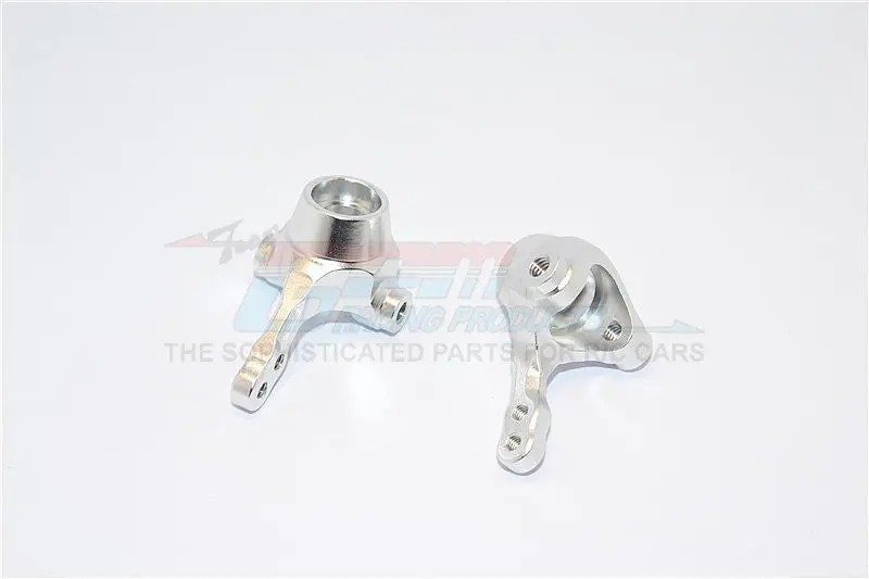 Tamiya Ta02t Aluminum Front Knuckle Arm - 1Pr Silver 1
