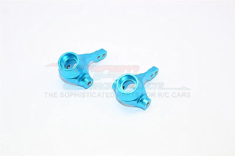 Tamiya Ta02t Aluminum Front Knuckle Arm - 1Pr Sky Blue 1