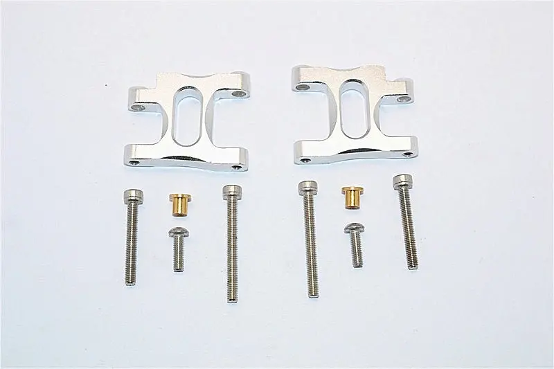 Tamiya Ta02t Aluminum Front Suspension Arm - 1Pr Set Silver 1