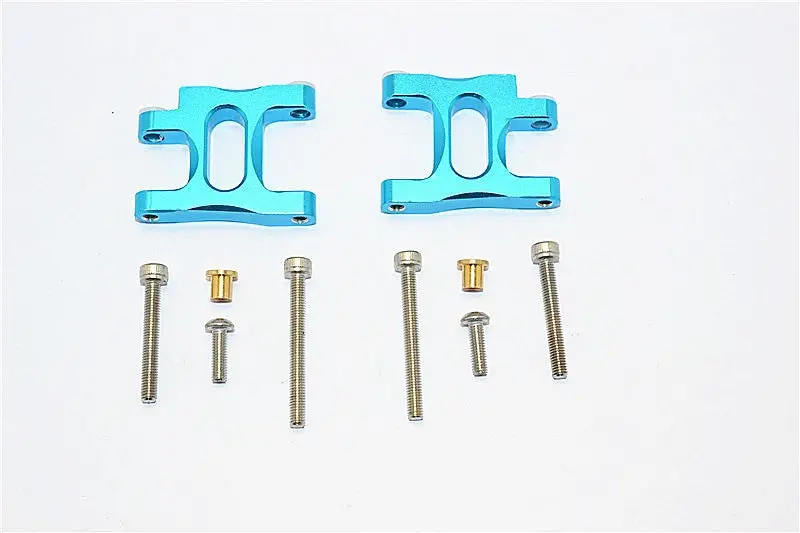 Tamiya Ta02t Aluminum Front Suspension Arm - 1Pr Set Sky Blue 1