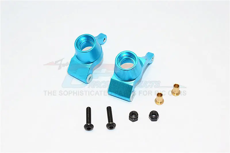Tamiya Ta02t Aluminum Rear Knuckle Arm - 1Pr Set Sky Blue 1