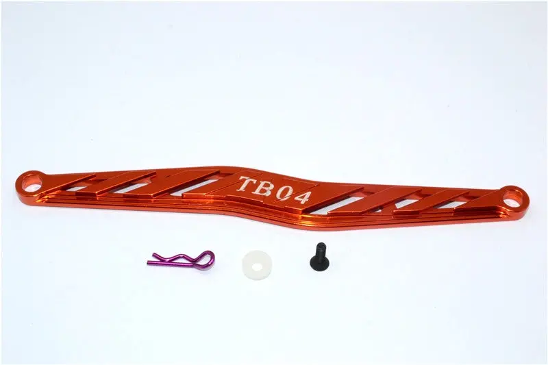 Tamiya Tb04 Aluminum Battery Holder - 1Pc Orange 1