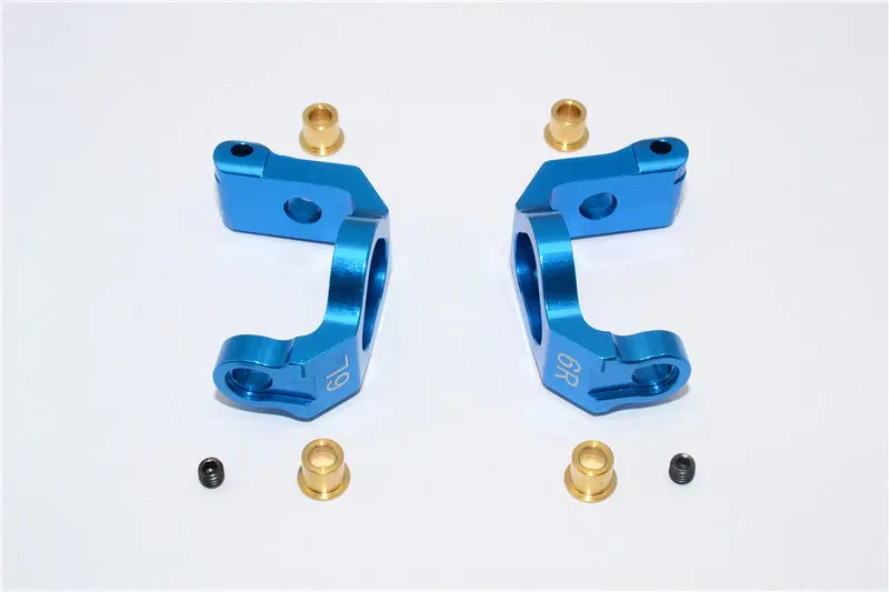 Tamiya Tb04 Aluminum C-Hub - 1 Pr Blue 1