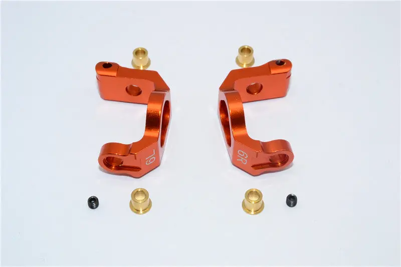 Tamiya Tb04 Aluminum C-Hub - 1 Pr Orange 1