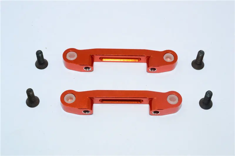 Tamiya Tb04 Aluminum Front Arm Bulk - 1 Set Orange 1