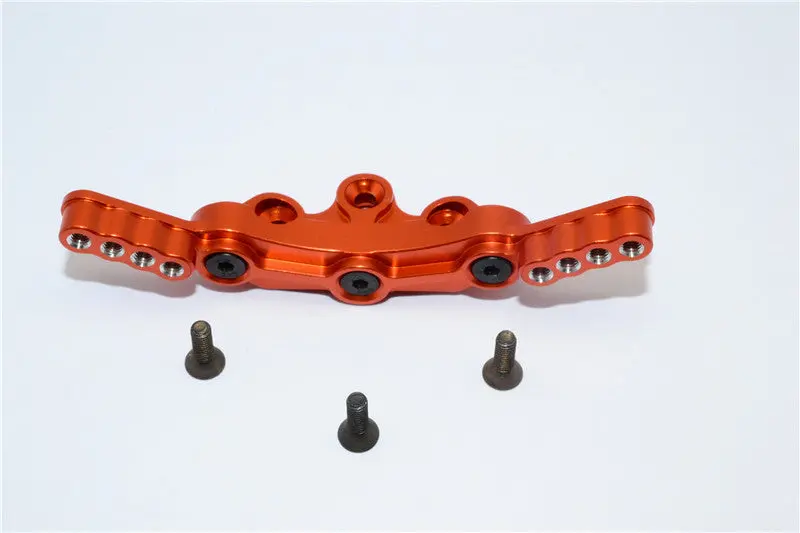 Tamiya Tb04 Aluminum Front Damper Mount - 1 Set Orange 1