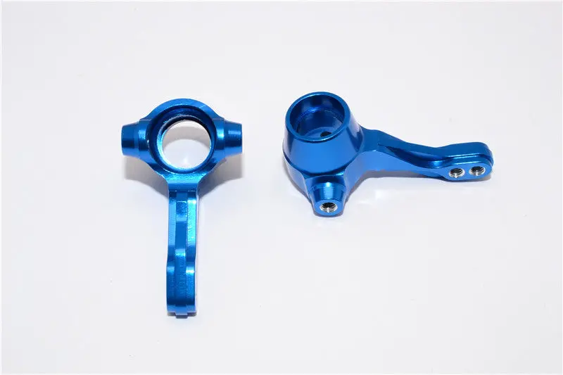 Tamiya Tb04 Aluminum Front Knuckle Arm - 1 Pr Blue 1