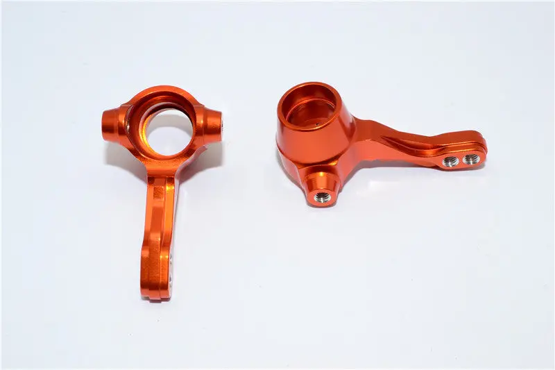 Tamiya Tb04 Aluminum Front Knuckle Arm - 1 Pr Orange 1