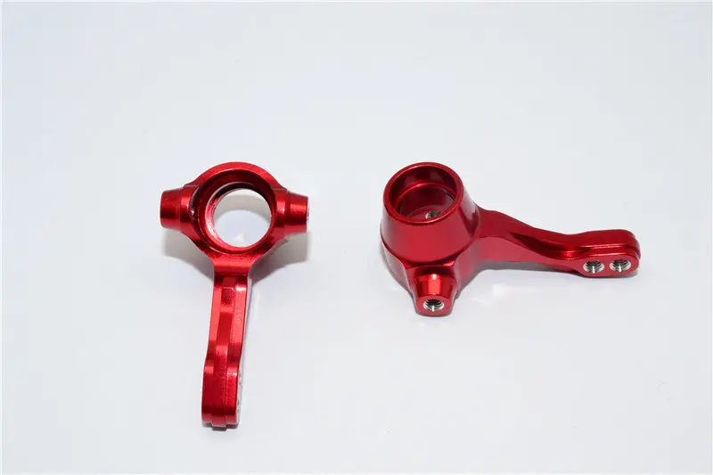 Tamiya Tb04 Aluminum Front Knuckle Arm - 1 Pr Red 1