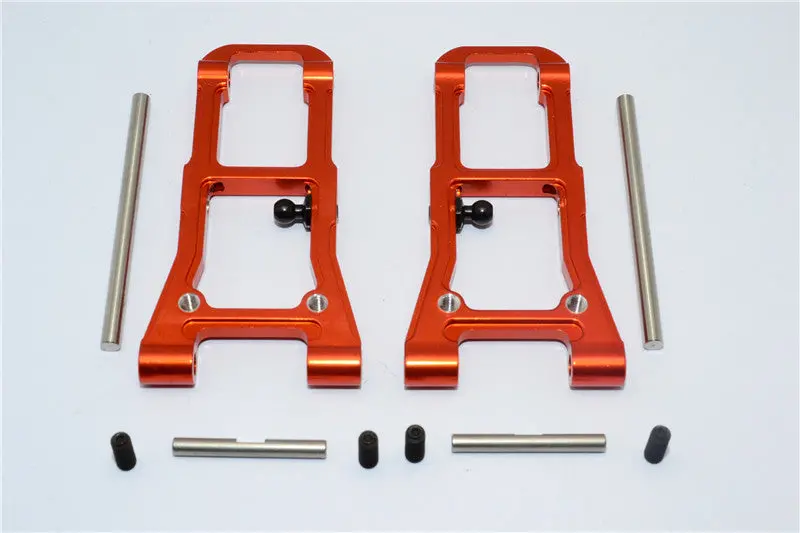Tamiya Tb04 Aluminum Front Suspension Arm - 1 Pr Orange 1