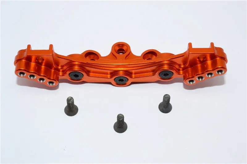 Tamiya Tb04 Aluminum Rear Damper Mount - 1 Set Orange 1